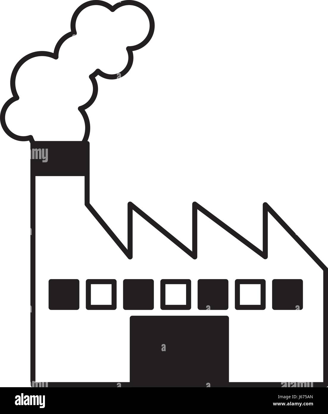 factory plant isolated icon Stock Vector Image & Art - Alamy