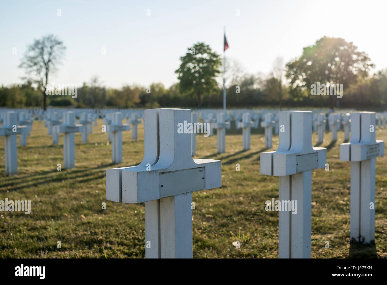 french second world war graveyard Stock Photo