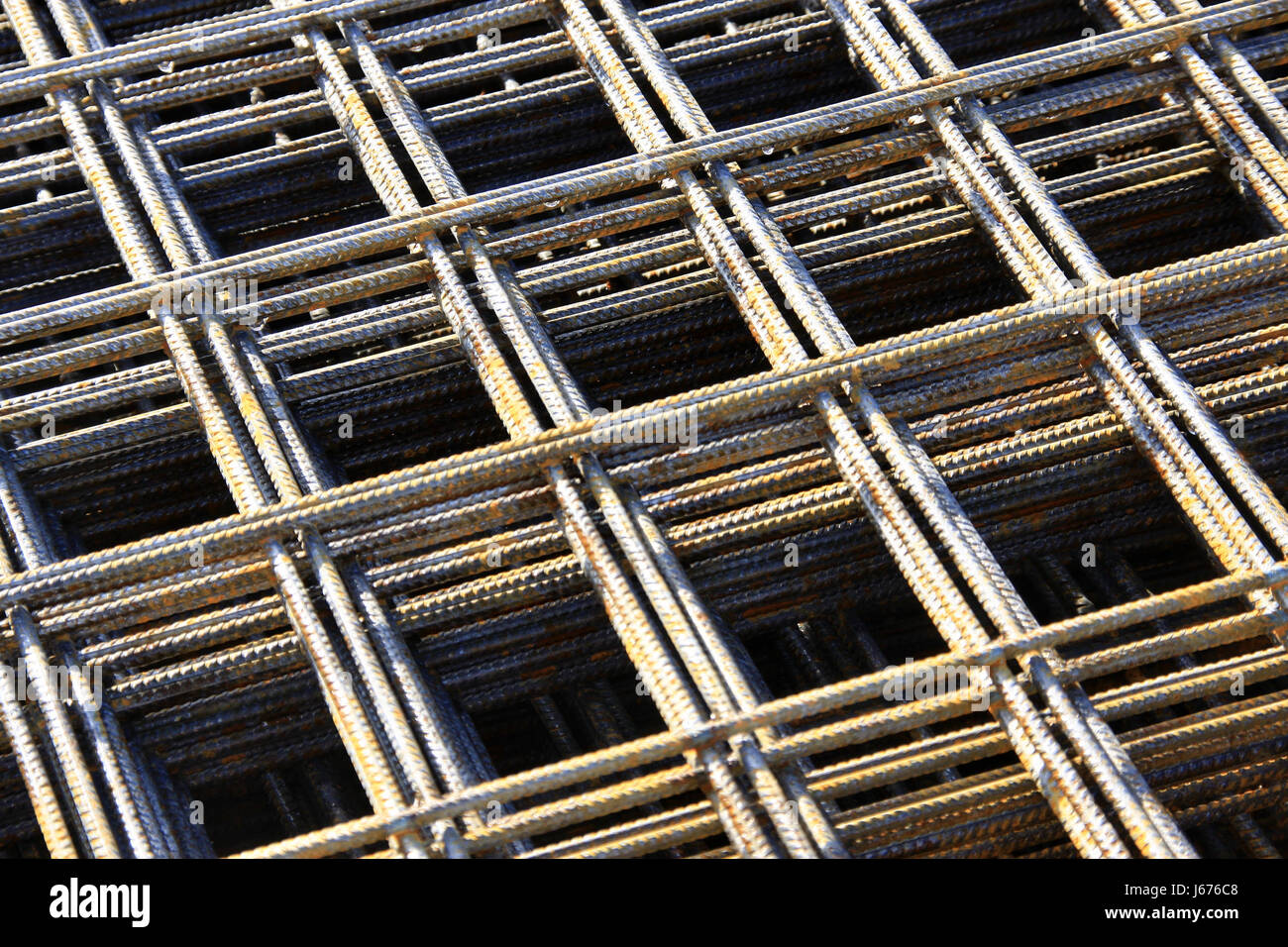 reinforcing steel,welded steel mesh Stock Photo Alamy