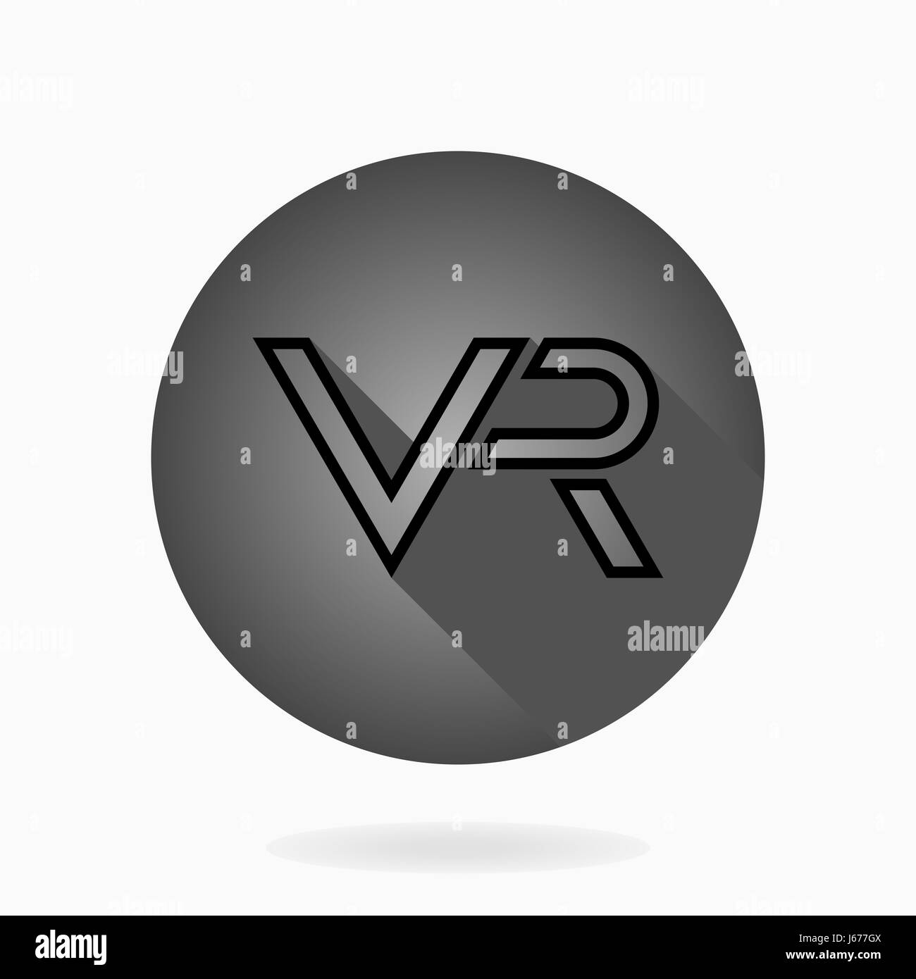 Vr logo Black and White Stock Photos & Images - Alamy