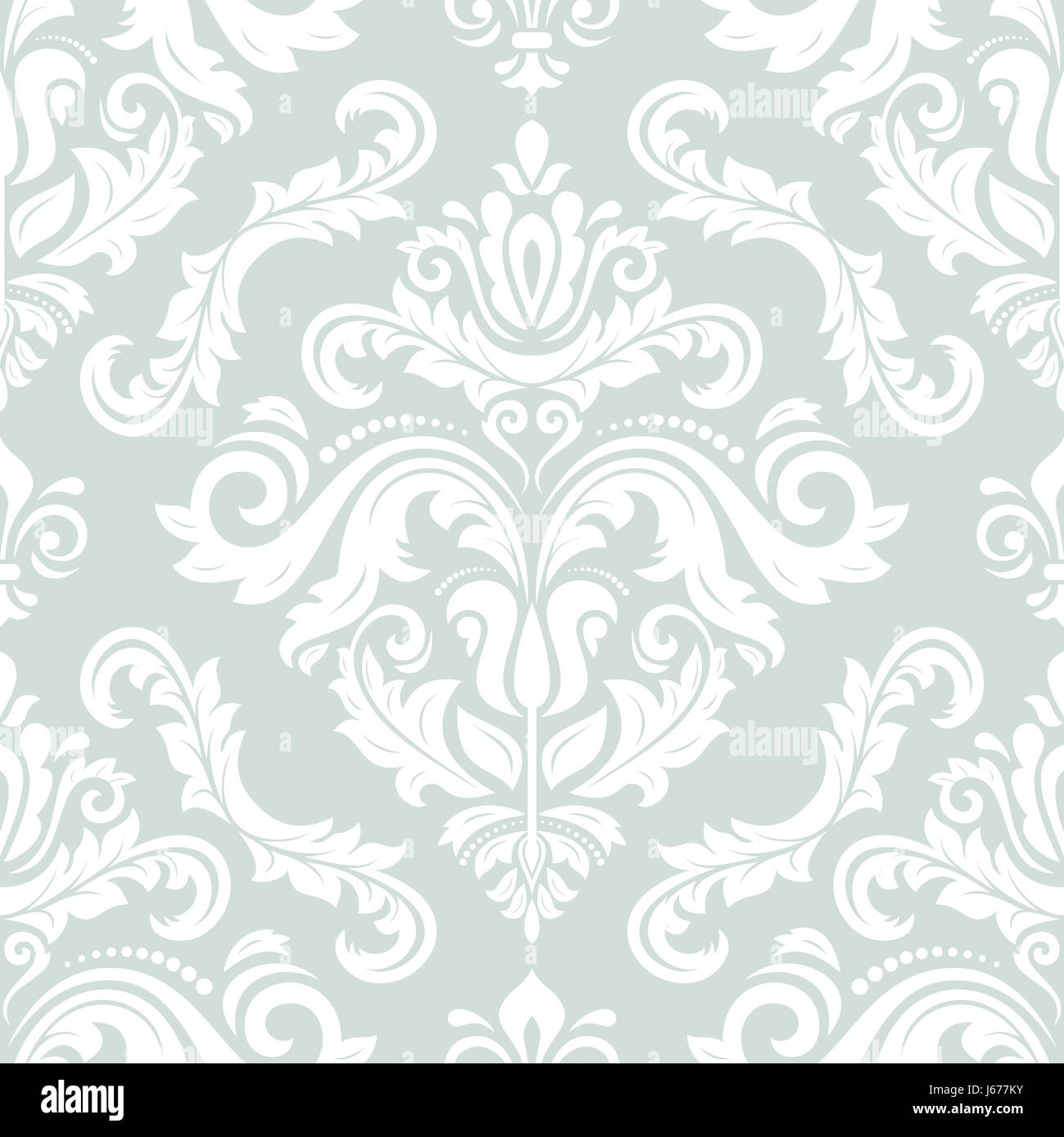 Seamless Damask Background Stock Photo Alamy