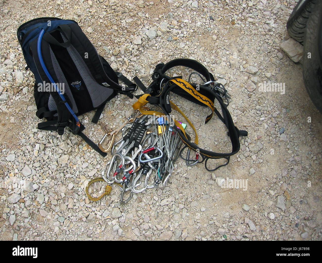 sport climbing equipment Stock Photo Alamy