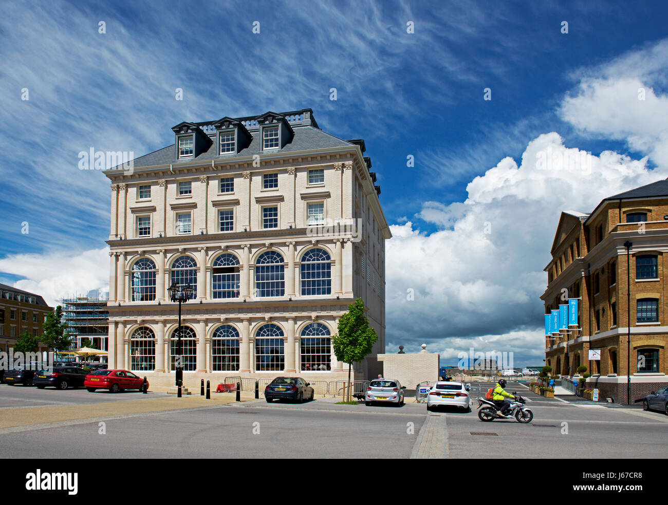 The Duchess of Cornwall pub, Poundbury, Dorset, England UK Stock Photo