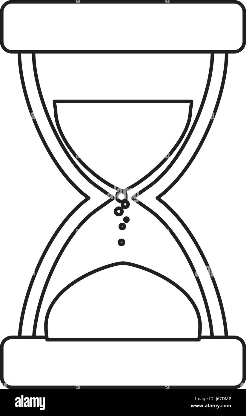 Hourglass time instrument Stock Vector Image & Art - Alamy