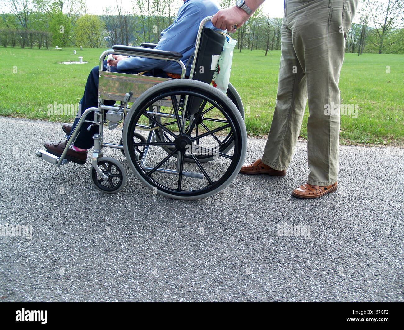 wheelchair woman wheelchair till elevator lift walk go going walking