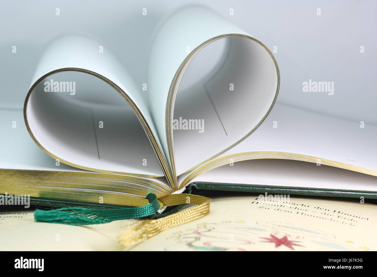 love readind and scribing Stock Photo