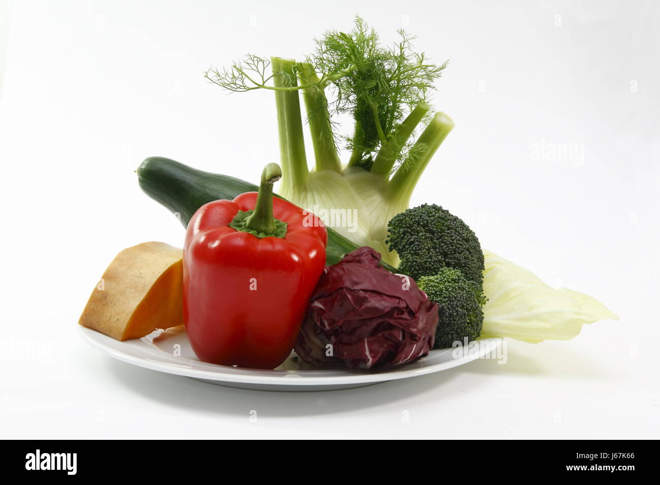 Gemüseteller Stock Photo