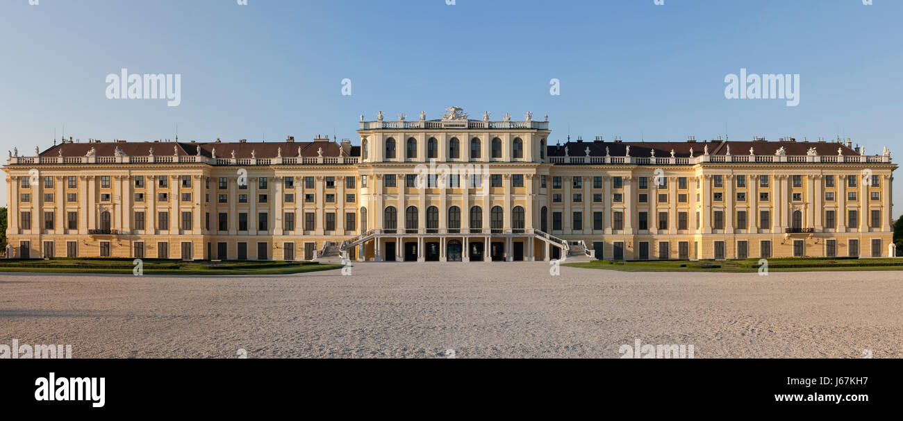 panoramic view from sch castle & amp  # 65533  nbrunn Stock Photo