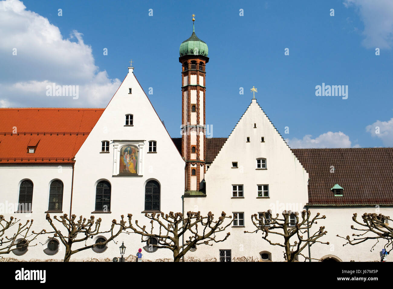 historical bavaria germany german federal republic monastery churches emblem Stock Photo