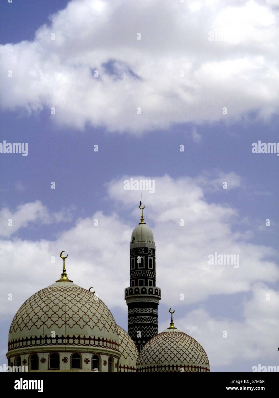 mosque in sanaa Stock Photo