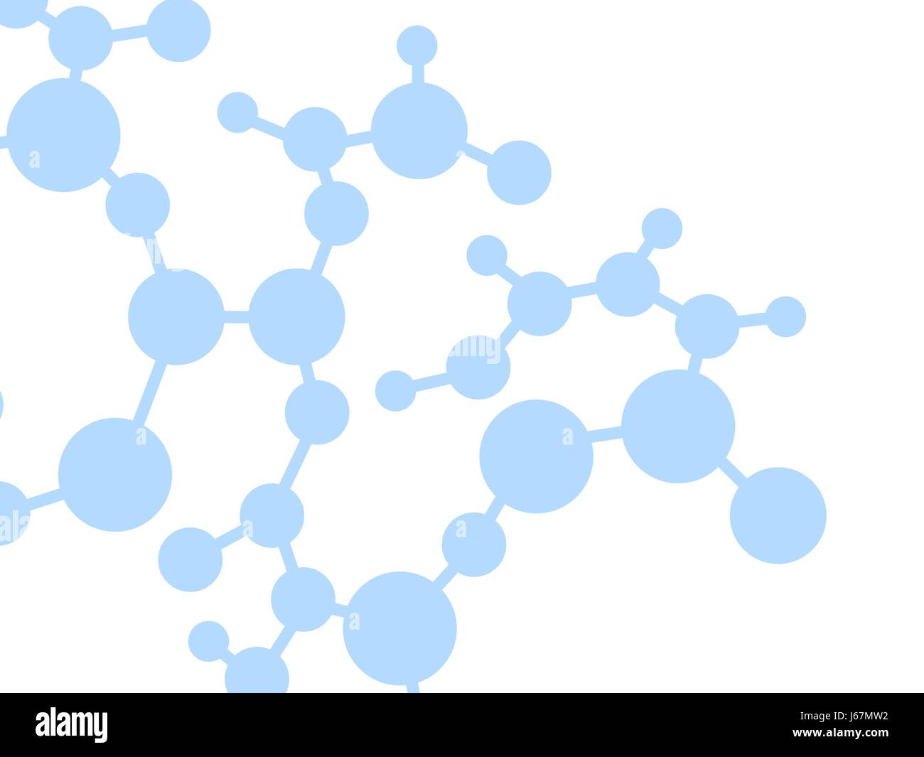 Abstract molecule design, computer illustration. Stock Photo