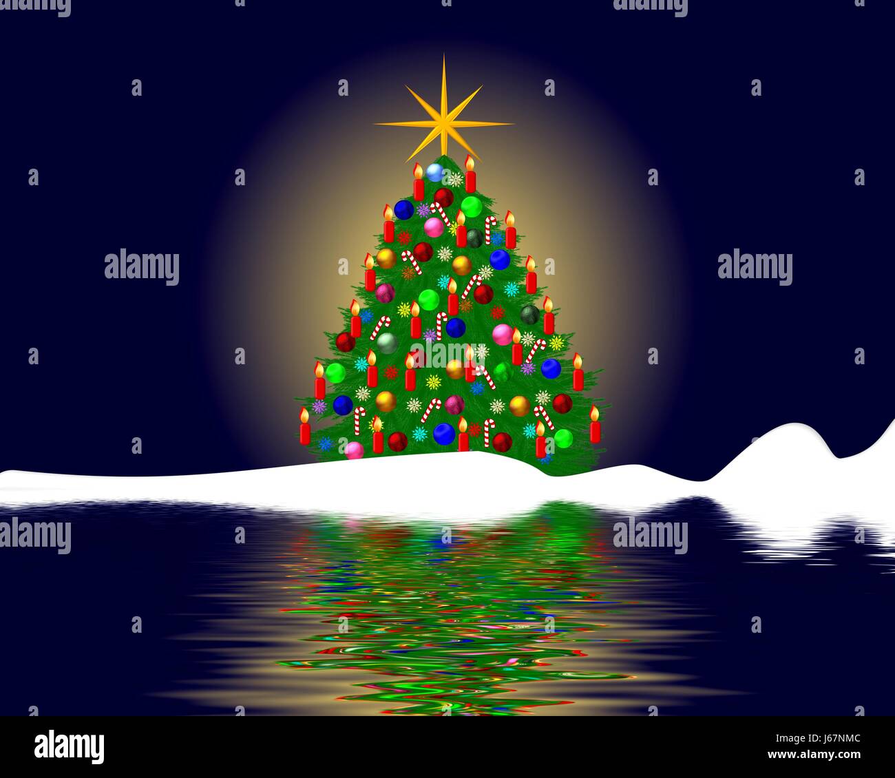 Christmas Tree Salt Water Sea Ocean Water Christmas Xmas X Mas Waves Fir Tree Stock Photo Alamy