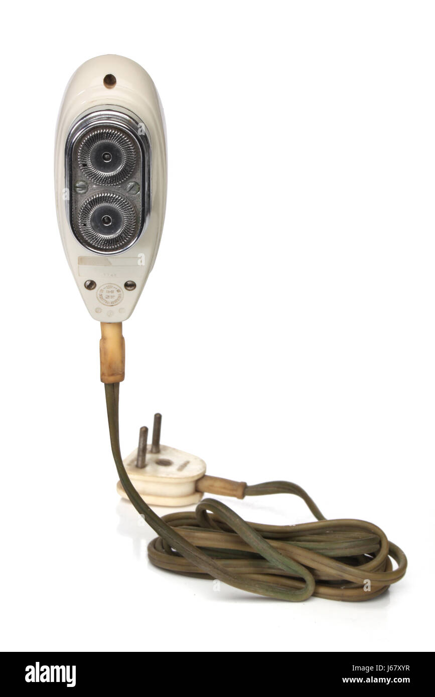 antique electric retro razor shaver men man isolated antique electric