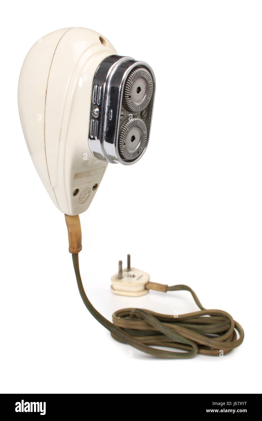 antique electric retro razor shaver men man isolated antique electric