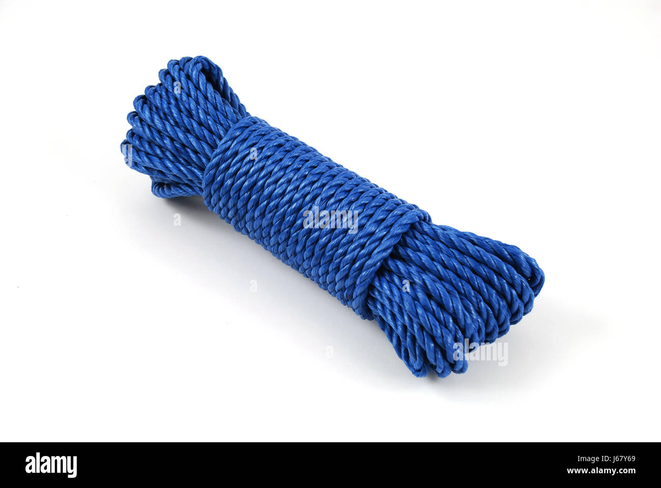 coil rope cord loop threads coil cotton nylon rope twine tie knots tying  Stock Photo - Alamy