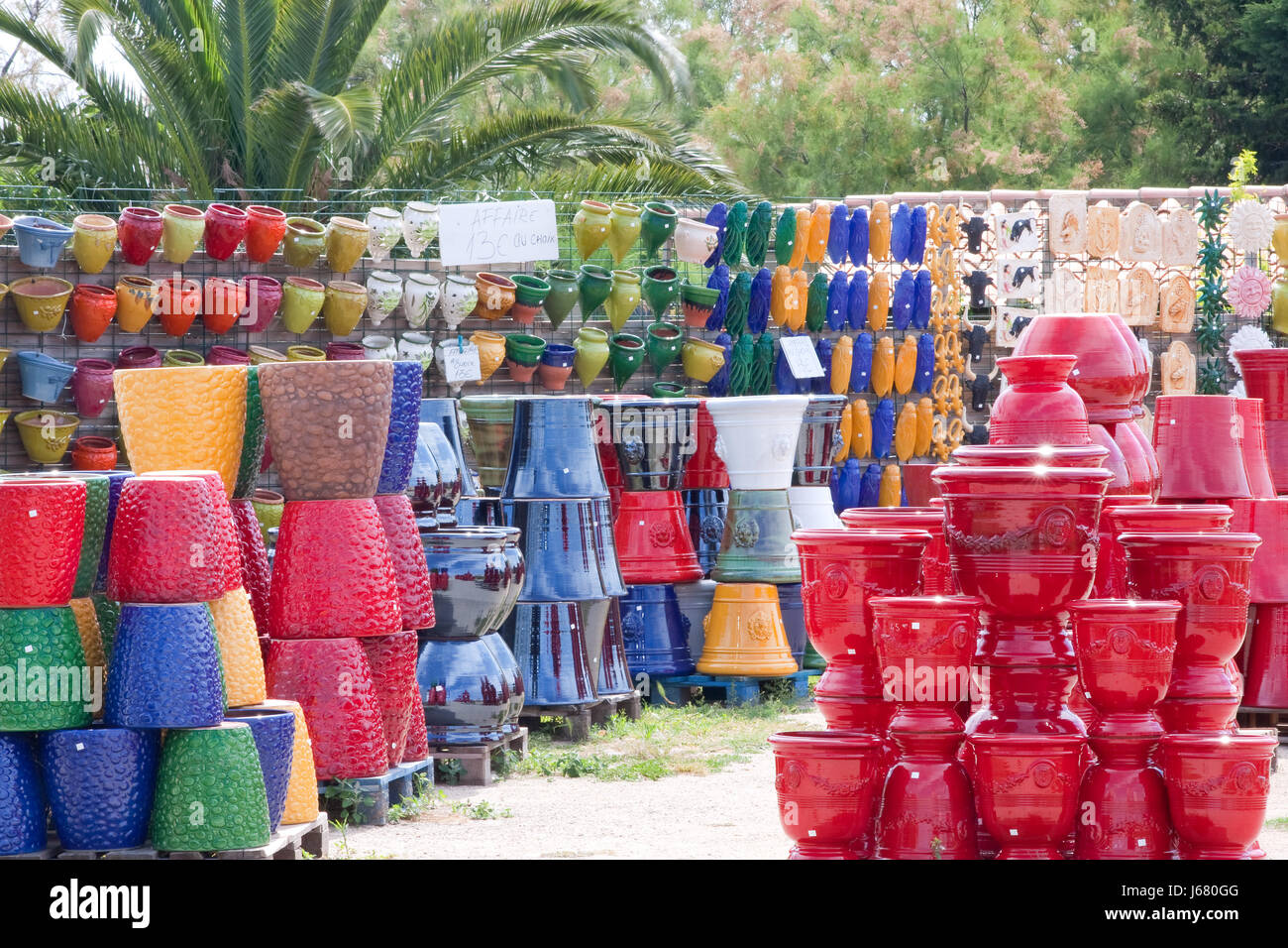 flower vases and pots Stock Photo Alamy
