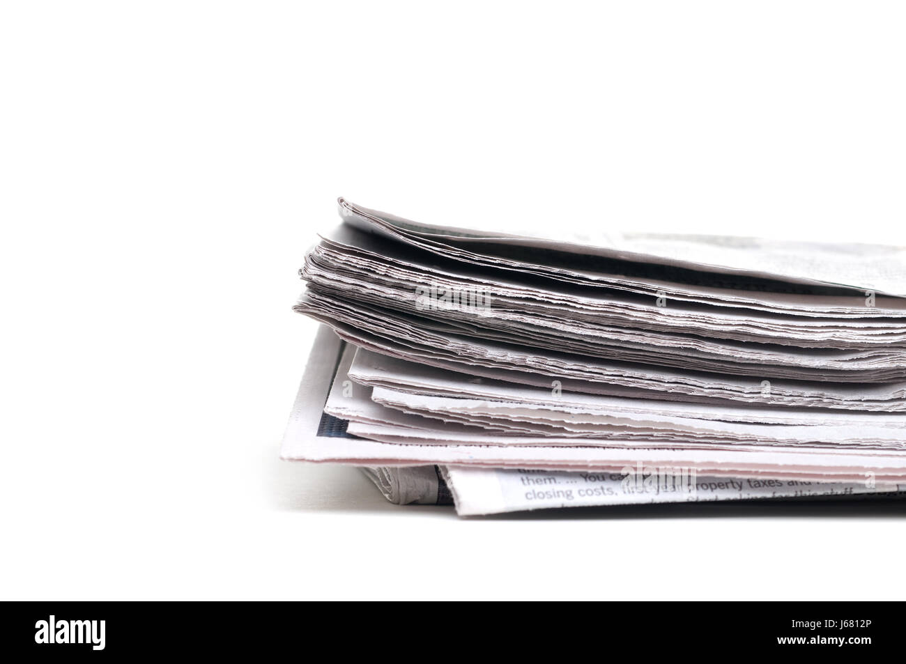 newspaper journal news report newsprint sheet of paper paper items