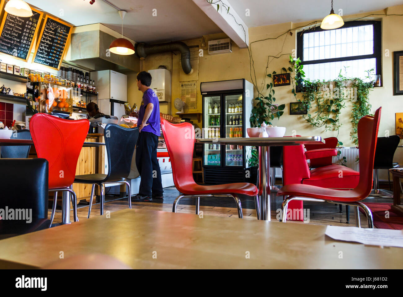 Libertea, an excellent cafe in Marloborough Road, Islington, North London, UK Stock Photo