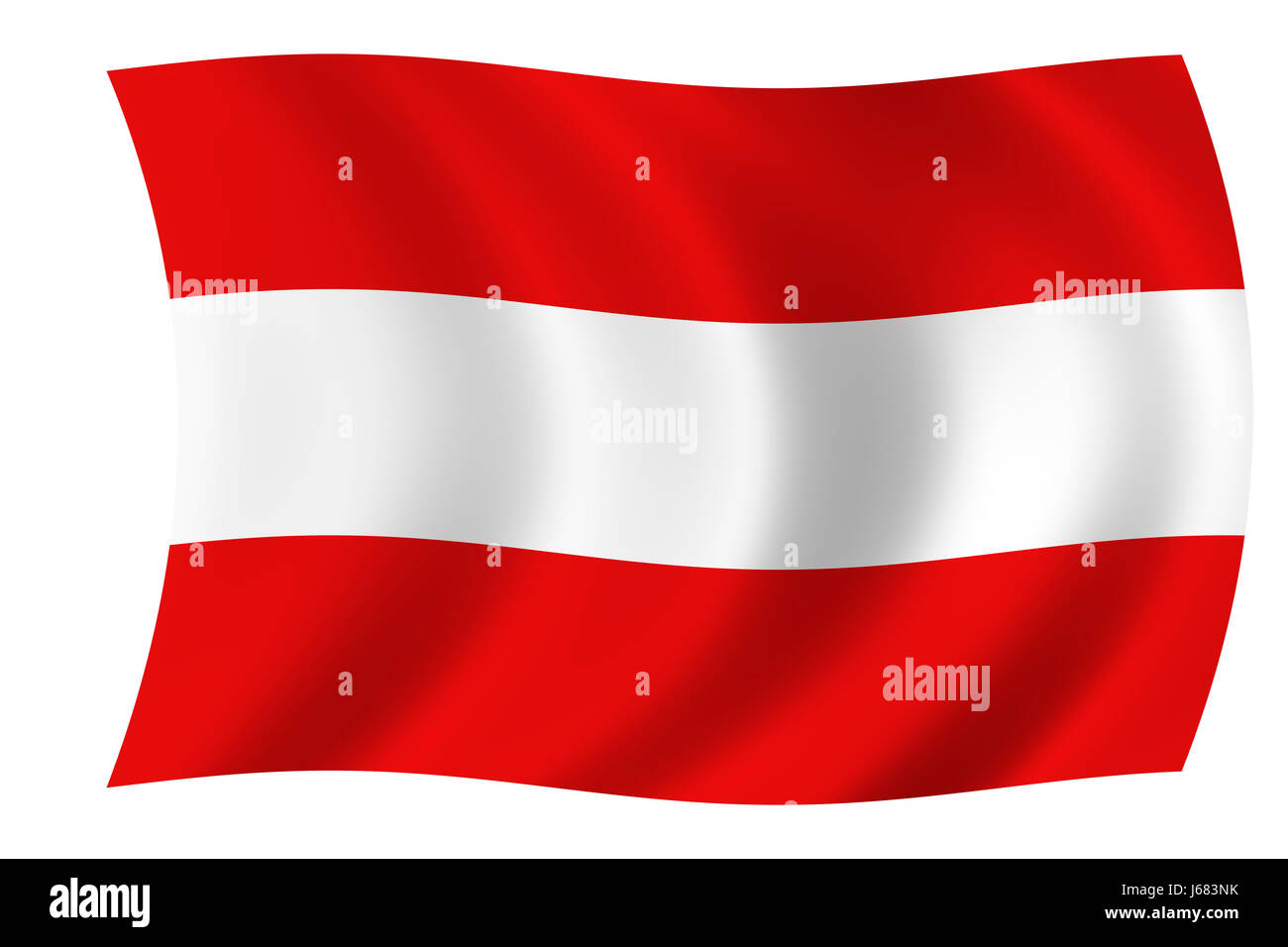 flag austria Stock Photo