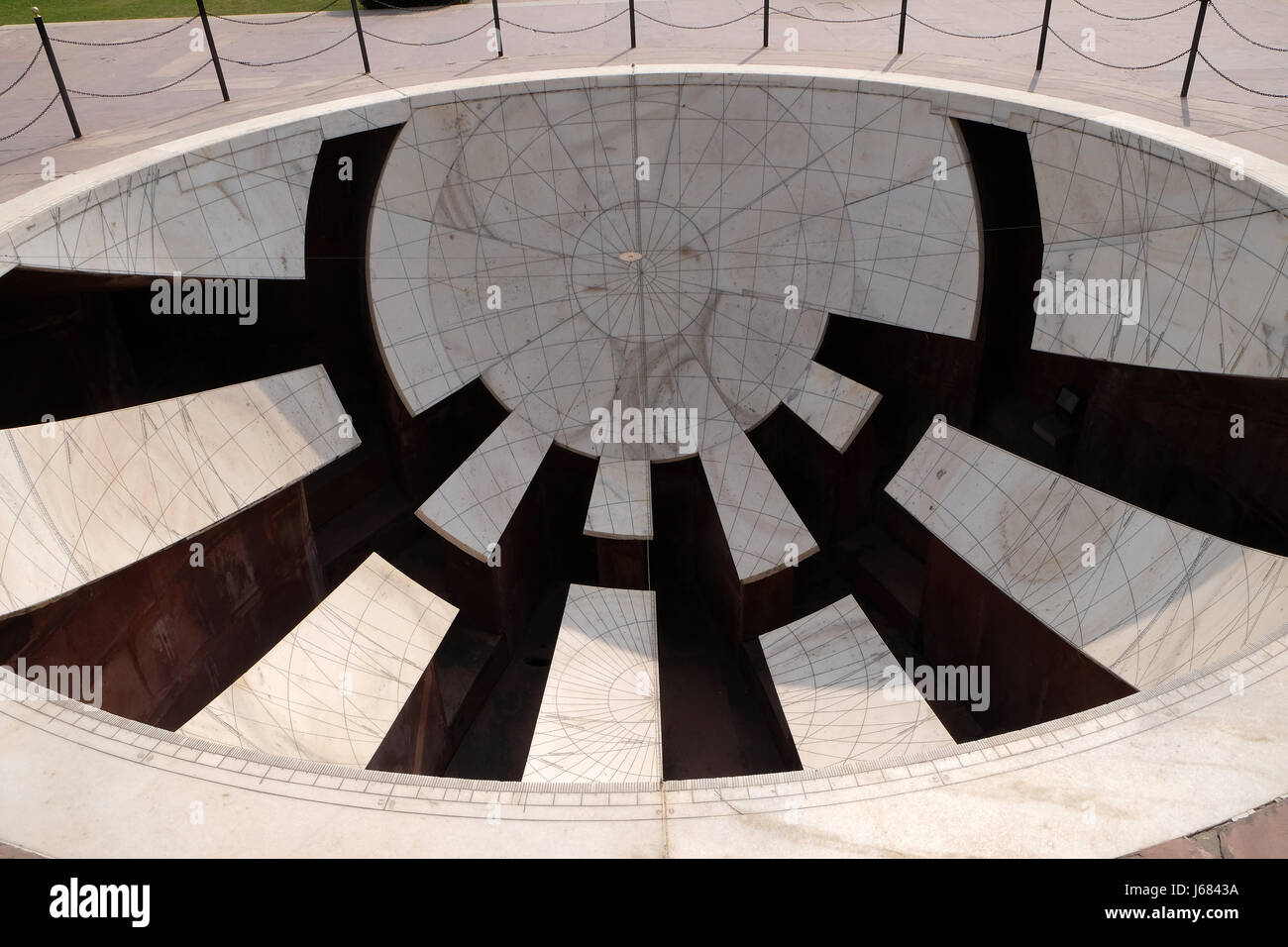 Detail of the Jai Prakash Yantra, a sundial which measures altitudes