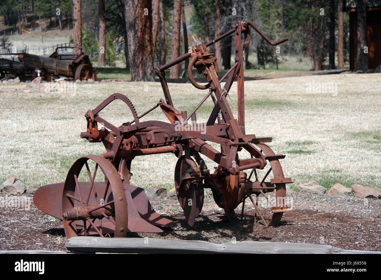 Vintage pioneer farming equipment hires stock photography and images Alamy