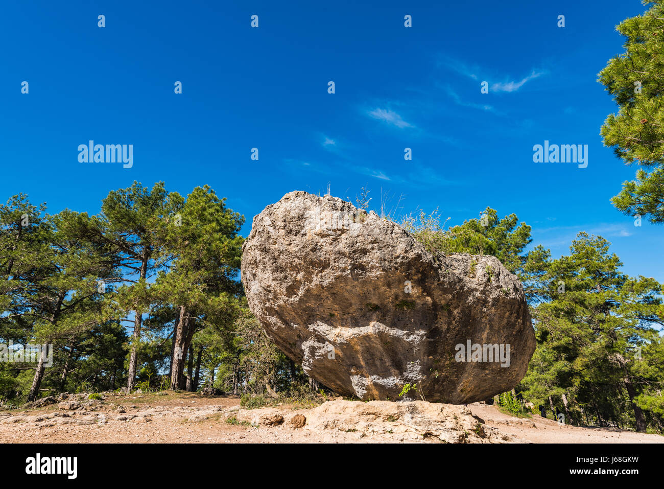 Enchanted City unique rock formations in Cuenca,Spain Stock Photo - Alamy