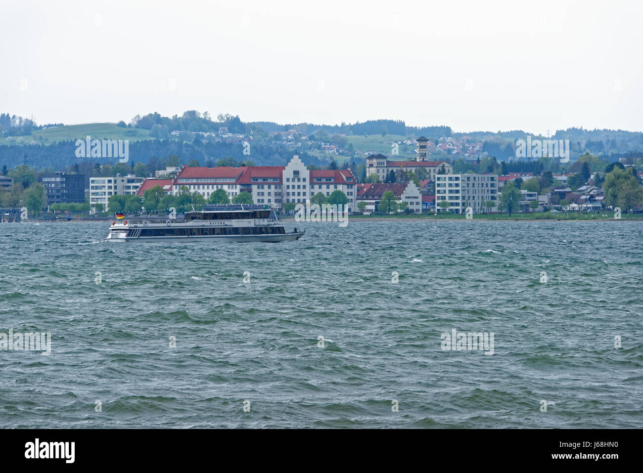 Seebühne (Amphitheater in Bregenz, Österreich) am Bodensee Stock Photo