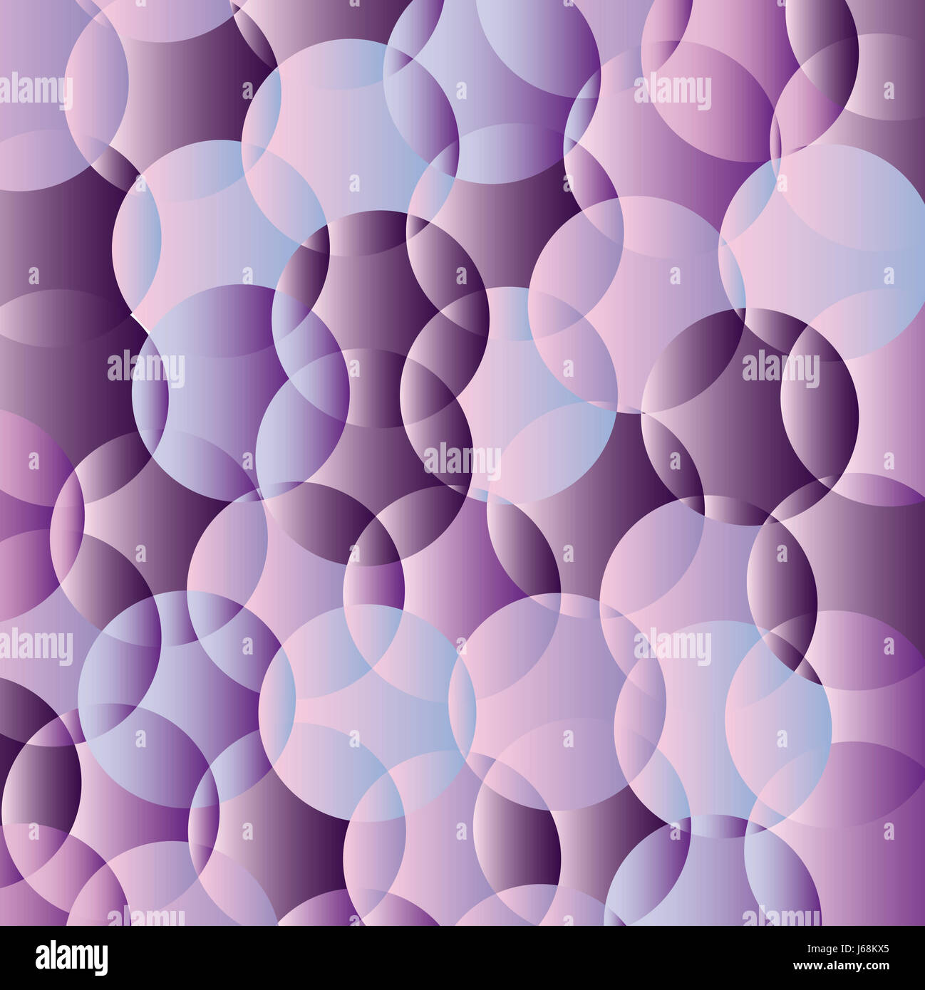 blue art round about purple circle overlapping backdrop background pink blue Stock Photo