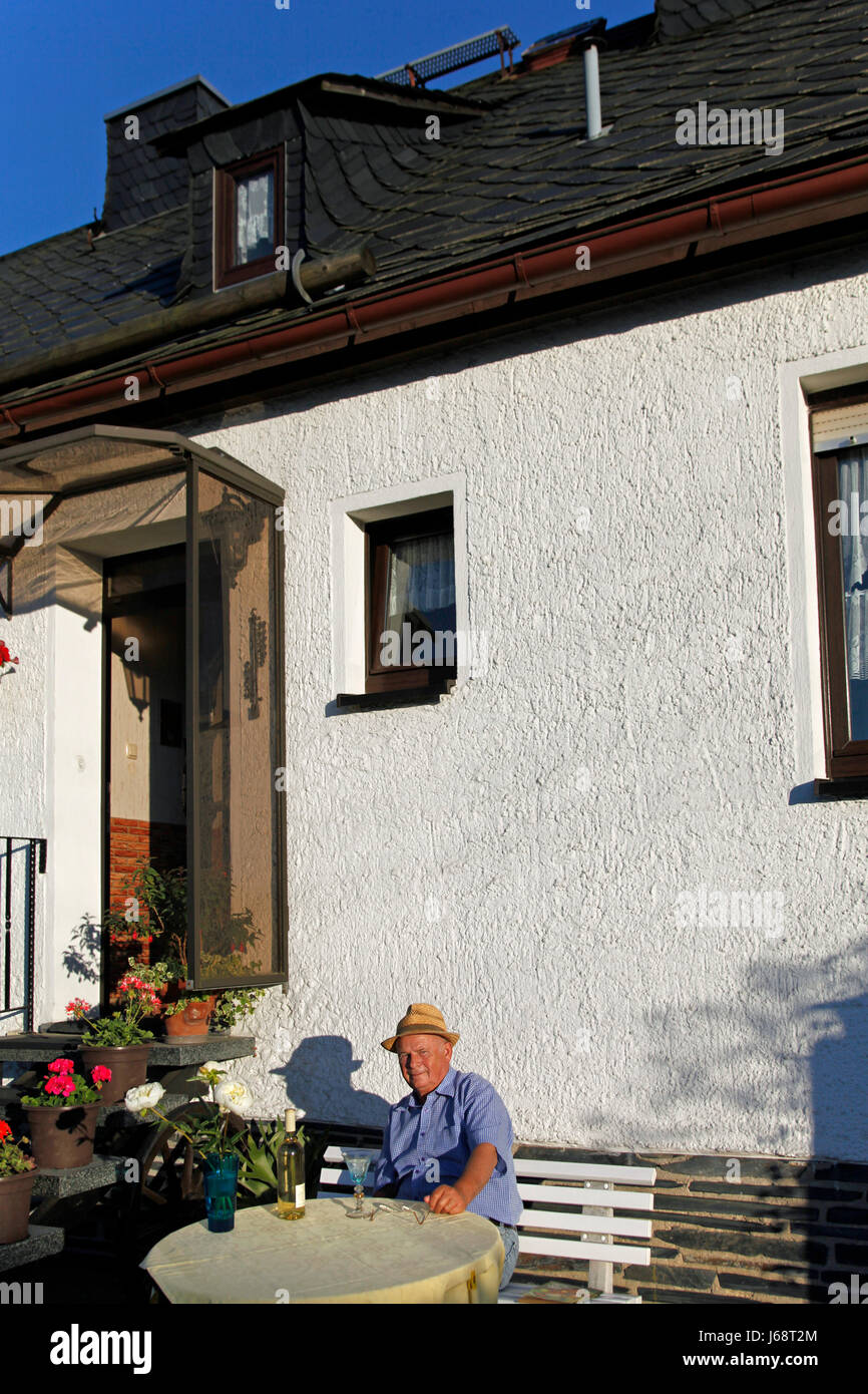 senior in the garden Stock Photo - Alamy