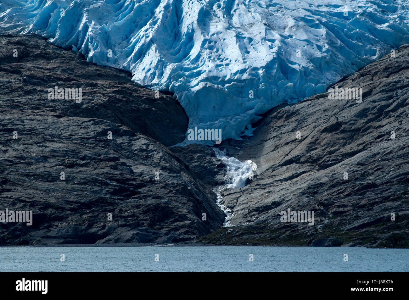 national park norway ice glacier salt water sea ocean water cold cool ...