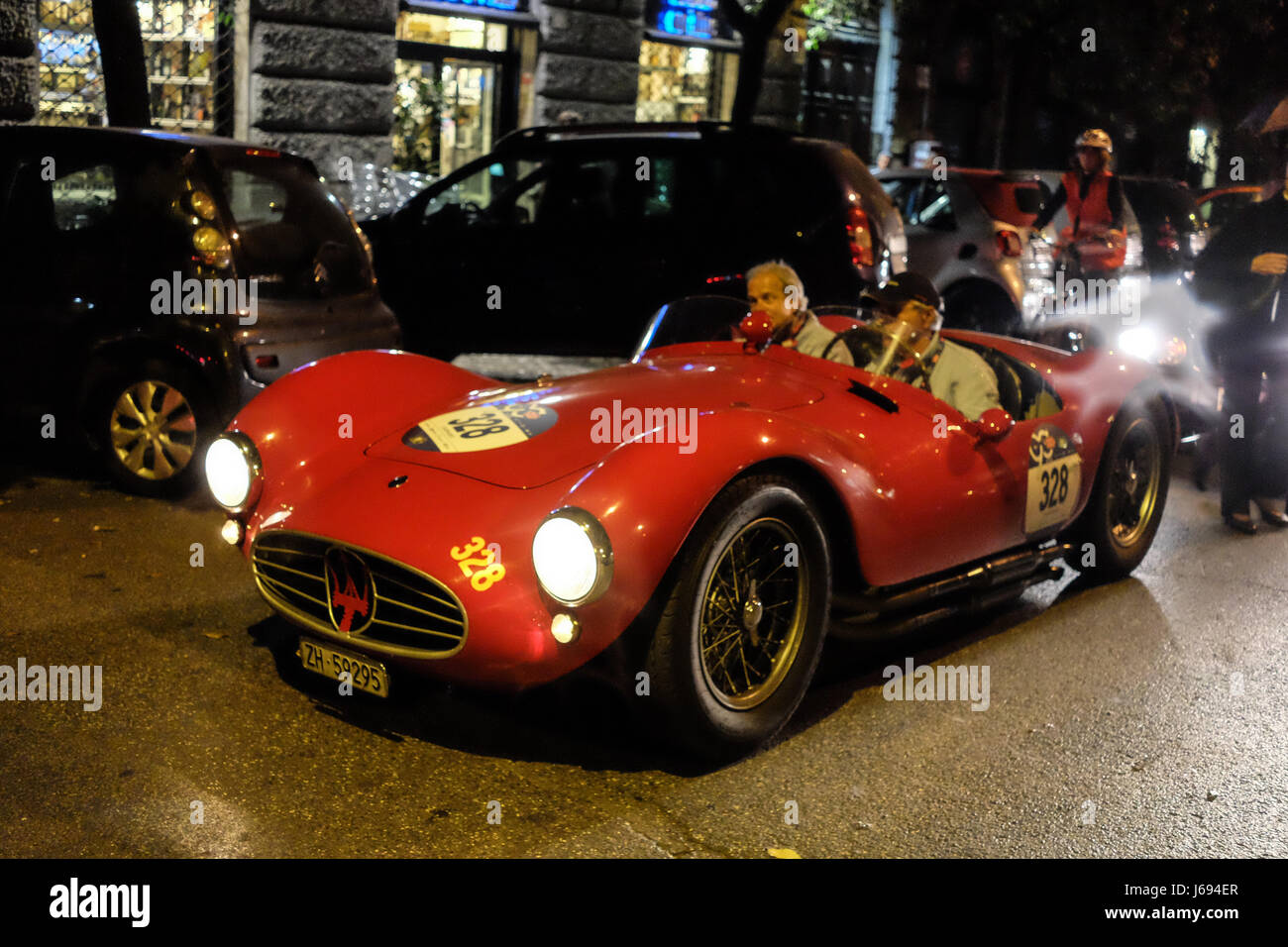 Rome vintage car hires stock photography and images Alamy