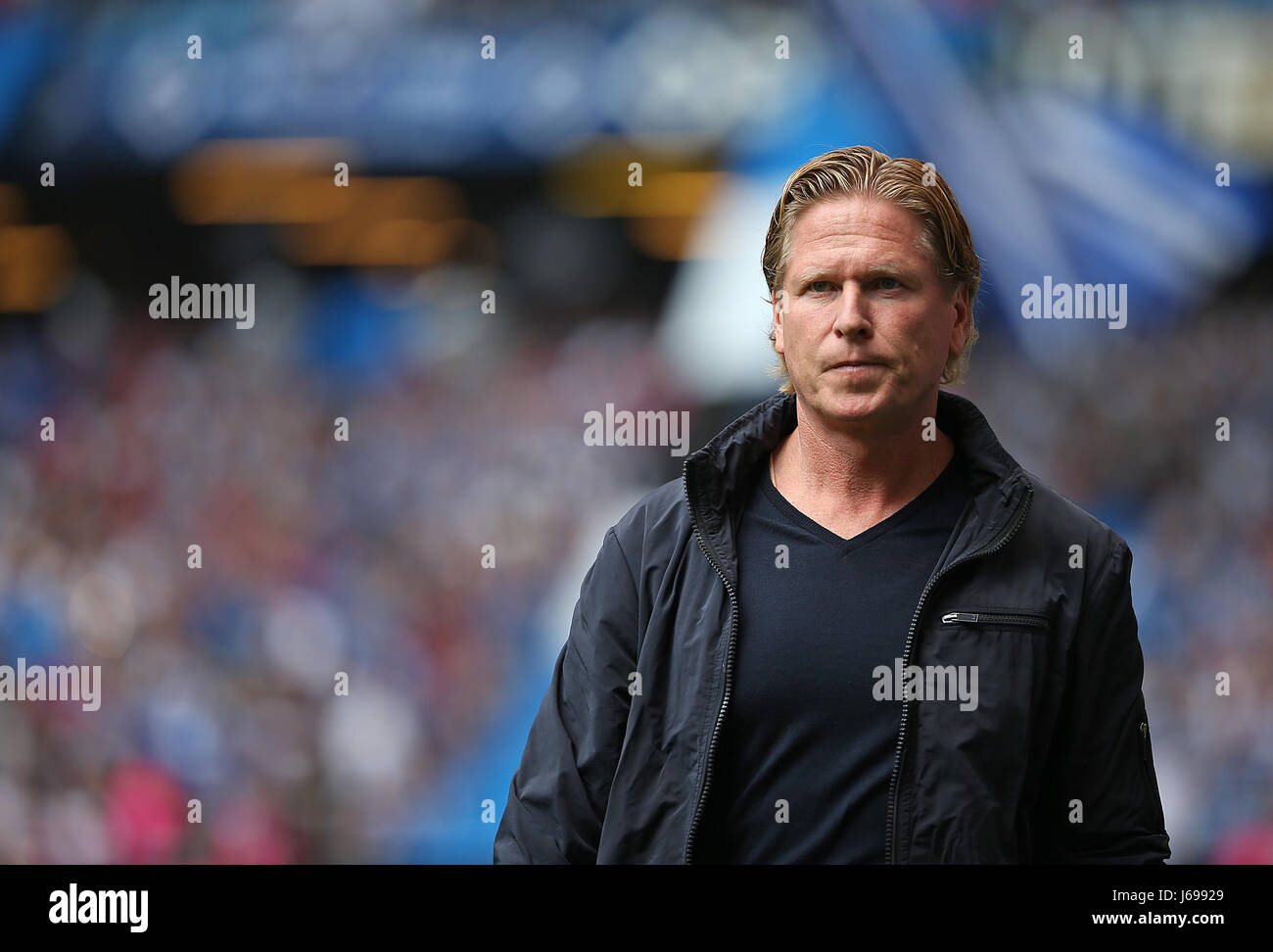 20.05.2017, Fussball 1. Bundesliga 2016/2017, 34. Spieltag, Hamburger SV - VfL Wolfsburg, im Volksparkstadion Hamburg. Trainer Markus Gisdol (Hamburg) Photo: Cronos/MIS Stock Photo