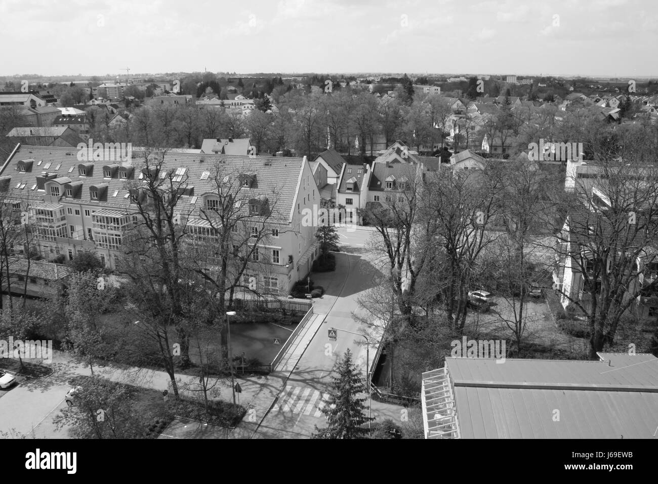 city town old town aerial photograph grey gray city town old town ...