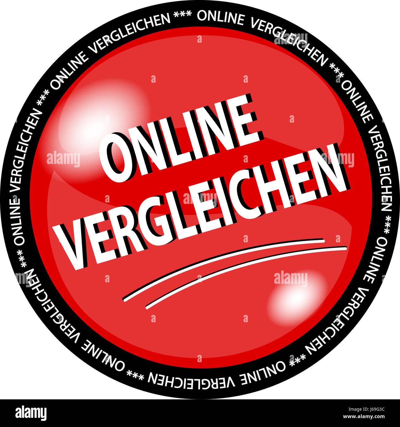 Comparar Button button online comparing red Stock Photo - Alamy