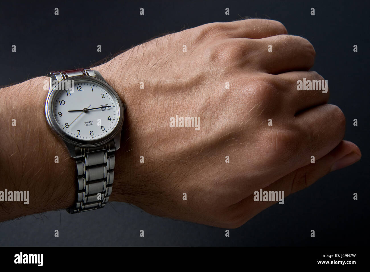 look at the clock Stock Photo Alamy