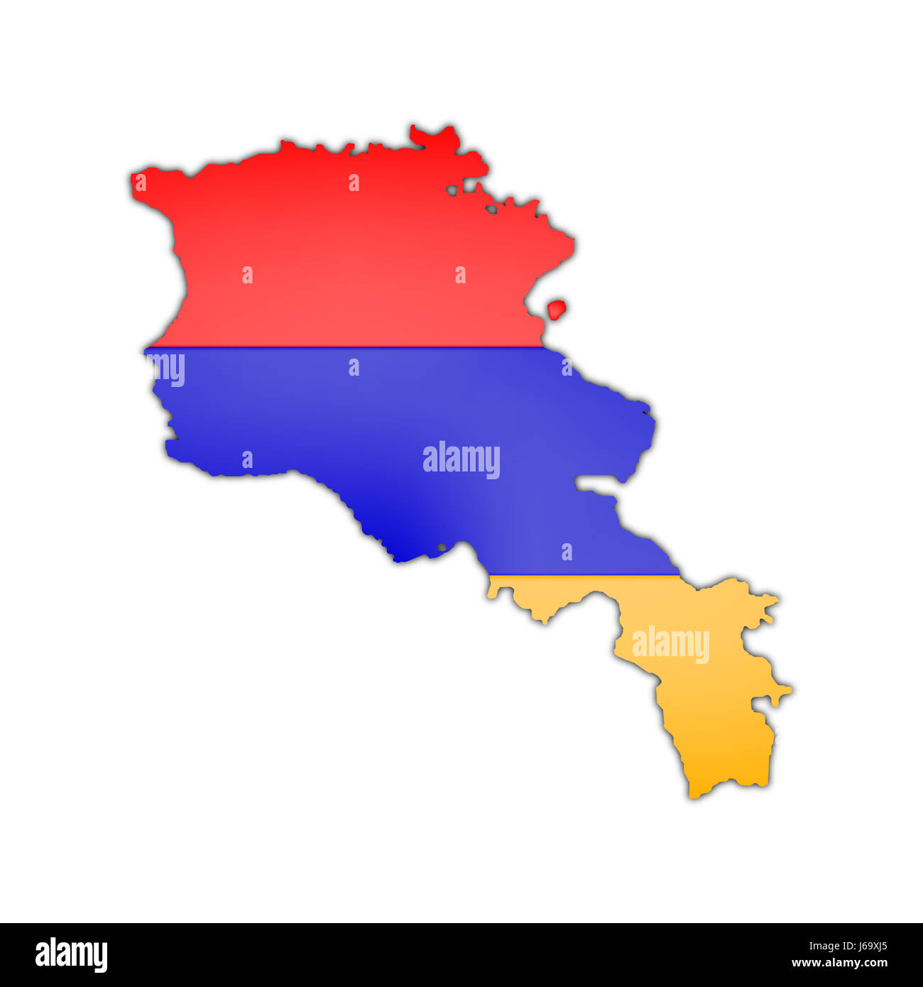 Economic map of Armenia, A map of Armenia displaying indust…