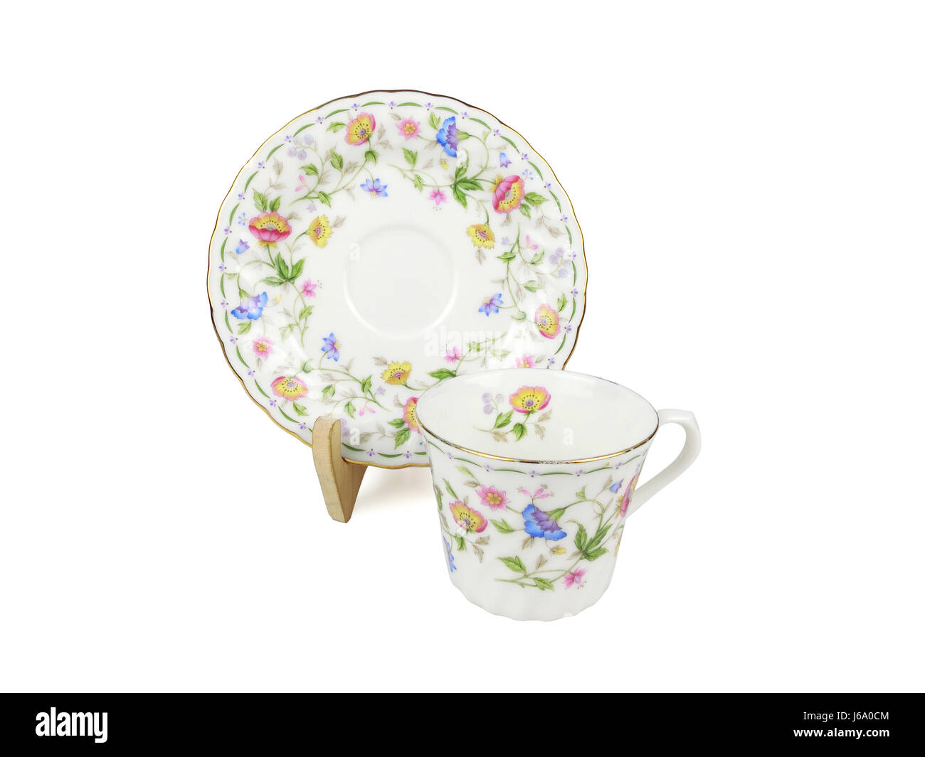 Chinese set of tea cups on white background Stock Photo Alamy