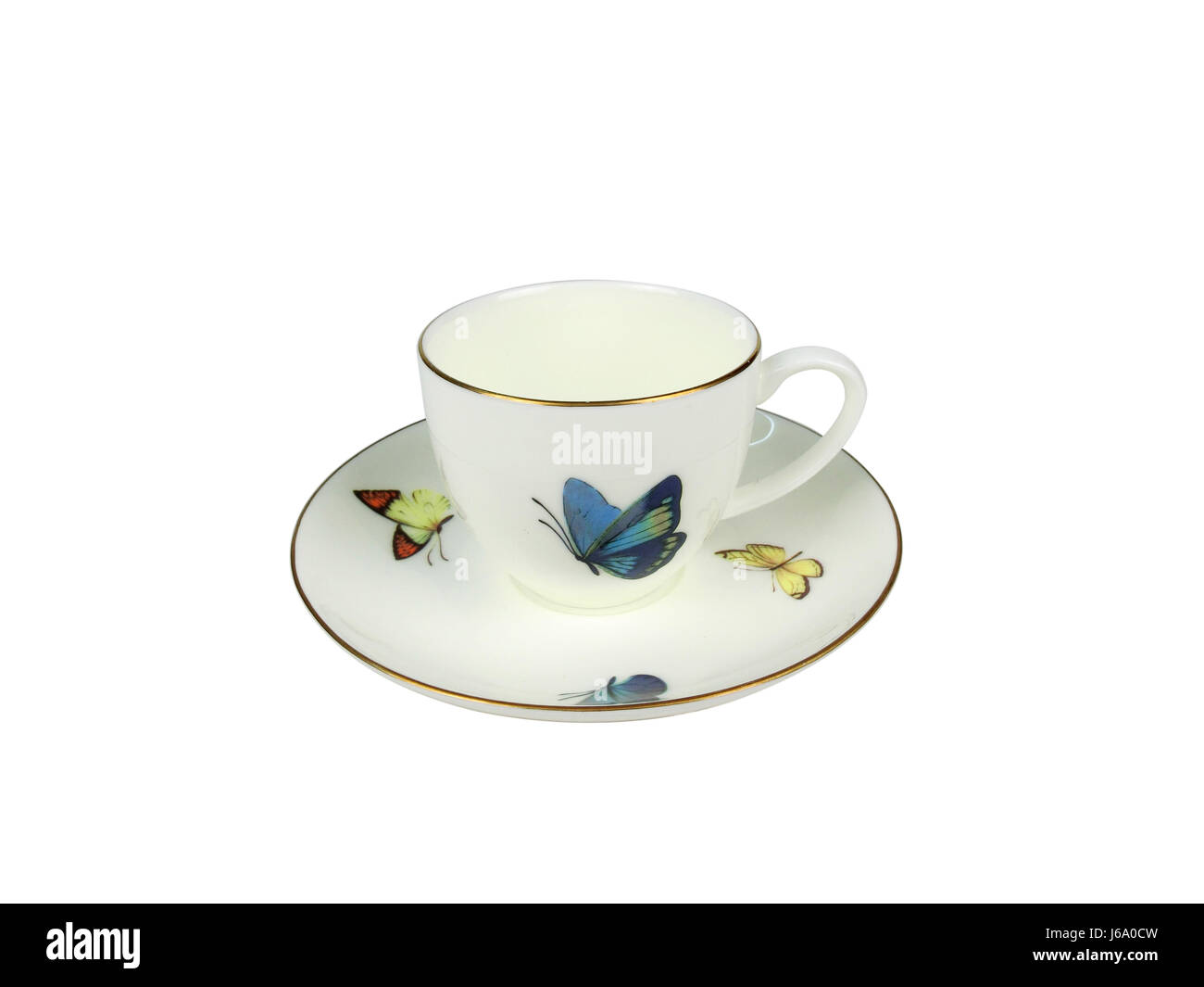 Chinese set of tea cups on white background Stock Photo Alamy
