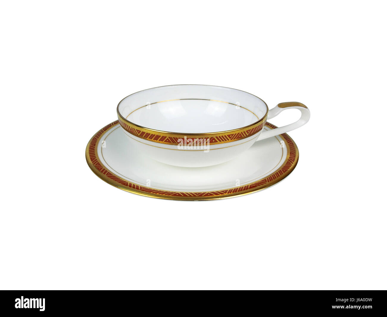 Chinese set of tea cups on white background Stock Photo Alamy