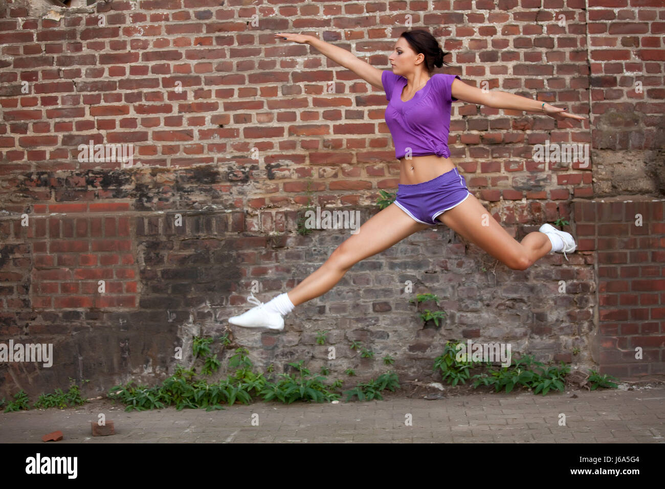 Bouncing Jump Spring woman sport sports spring bouncing bounces hop skipping frisks jumping ...