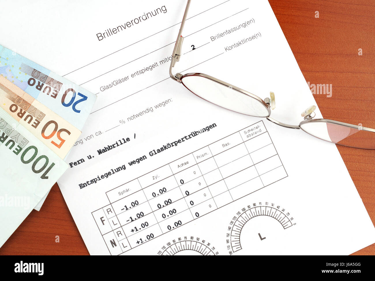 glasses regulation Stock Photo