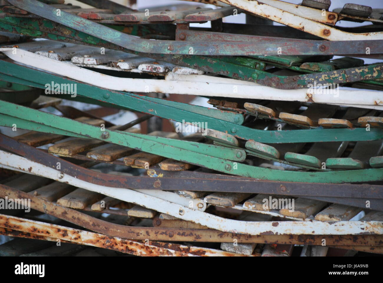 chairs stack stacked chairs rusty stack stacked stocked herbstanfang