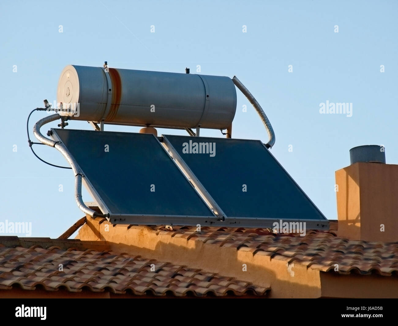environmental protection solar solar energy saving of energy emission private Stock Photo