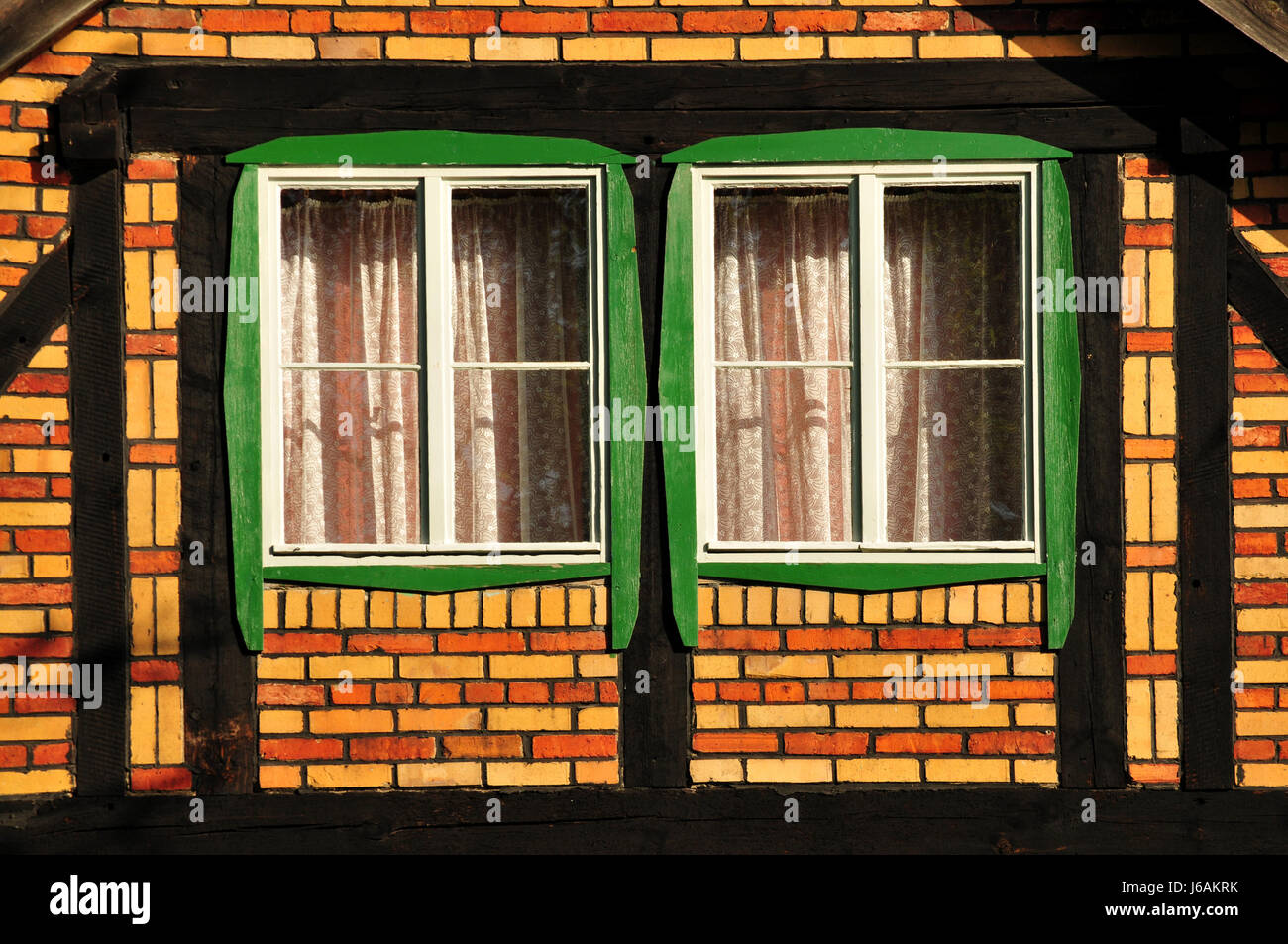 double window Stock Photo