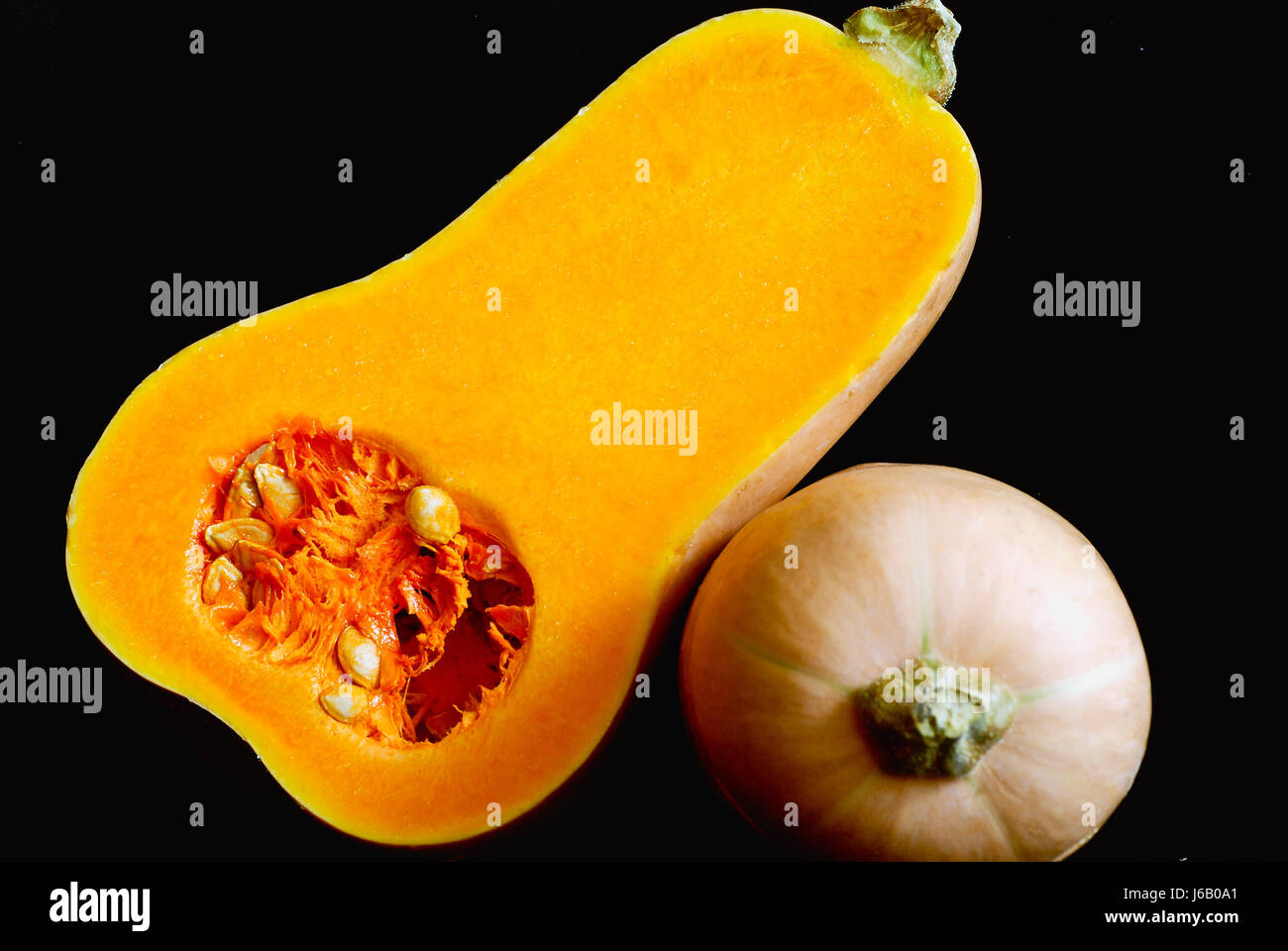 pumpkin vegetable pulp kernels orange yellow butternuss butterkrbis