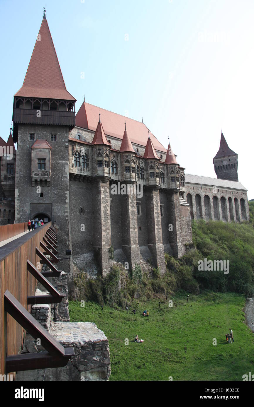 beautiful beauteously nice culture romania transylvania chateau castle Stock Photo