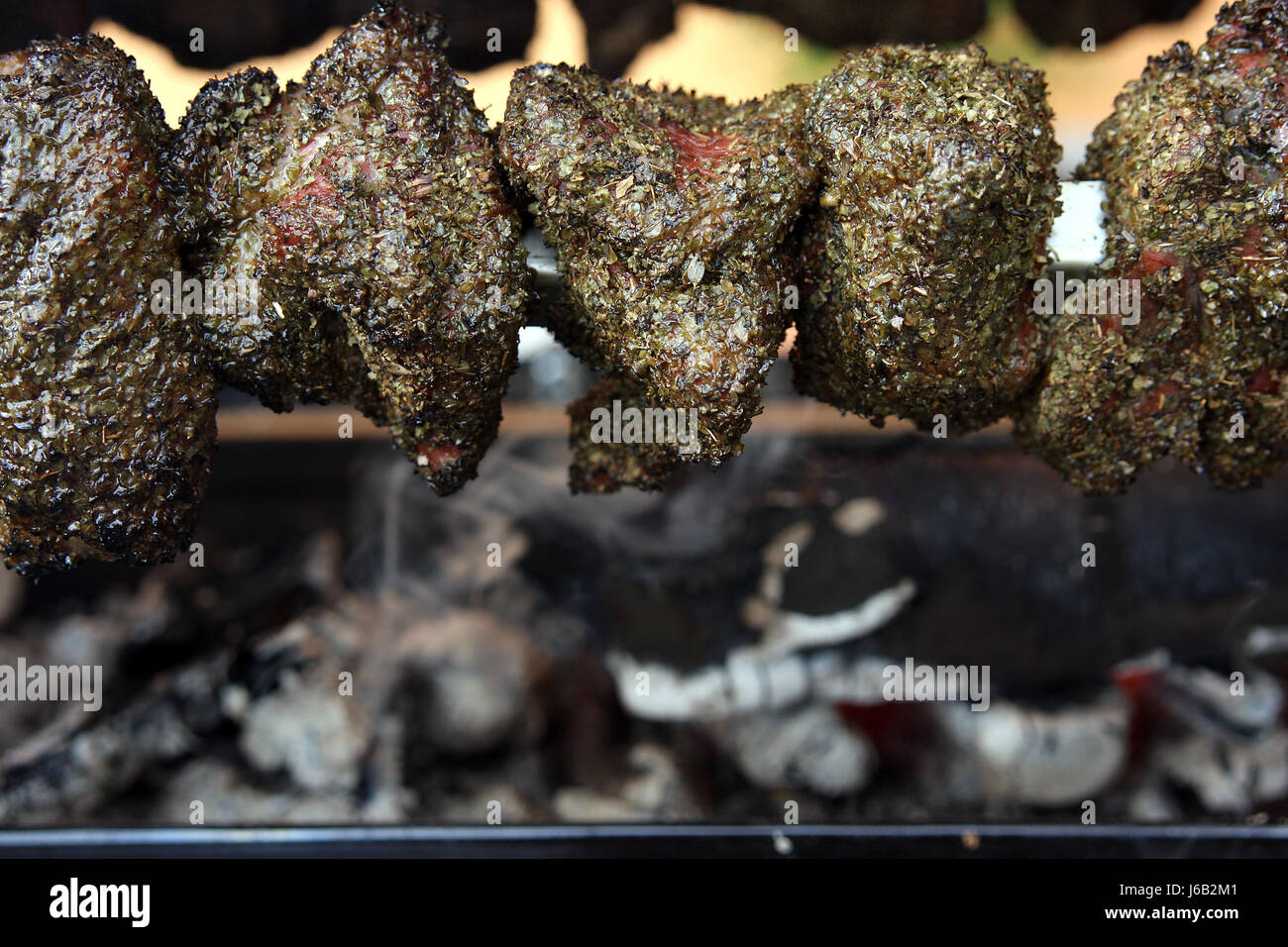 grill barbecue barbeque birch marjoram roast fry meat smoke smoking