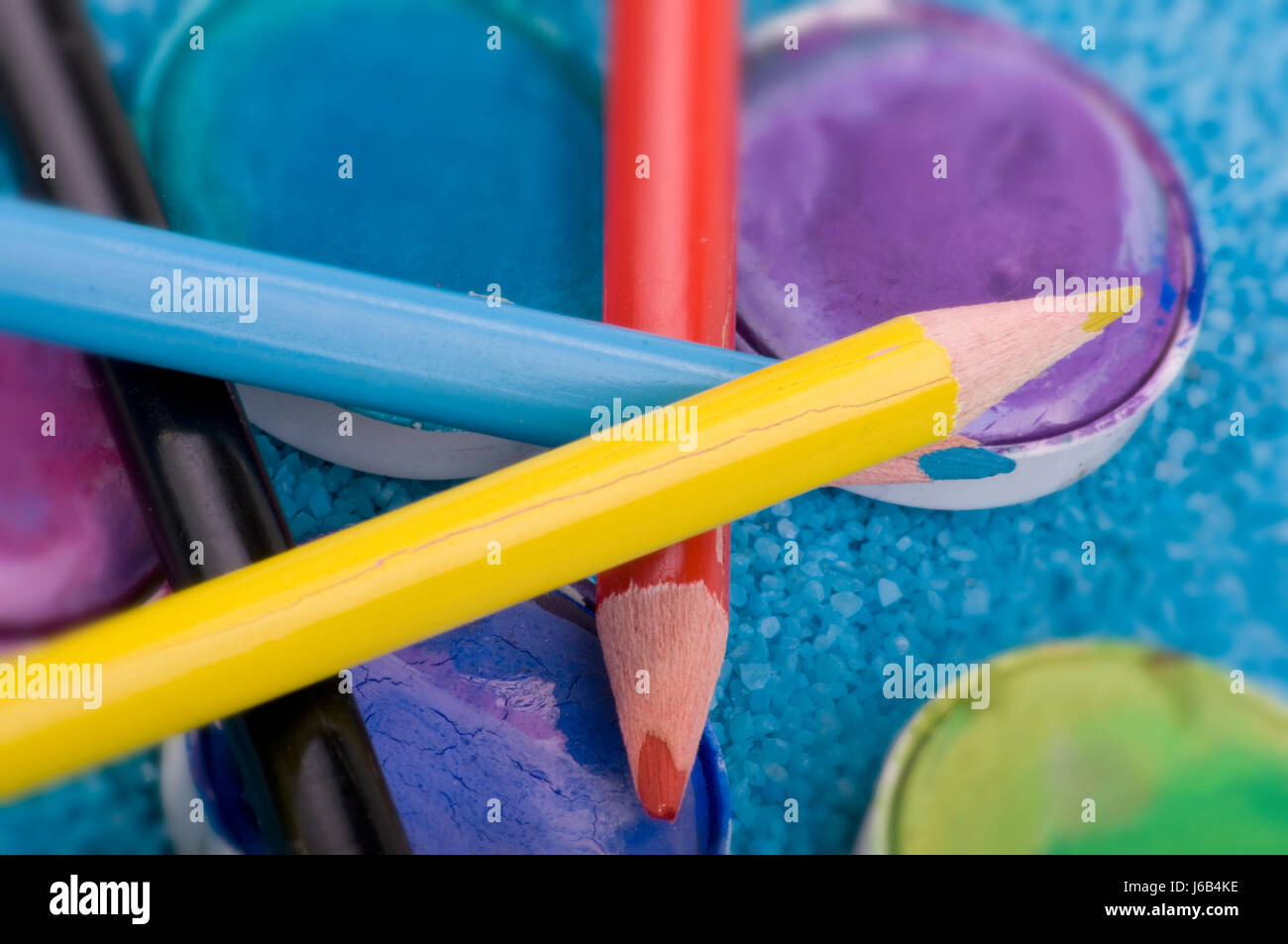 coloured colourful gorgeous multifarious richly coloured colored pencils draw Stock Photo