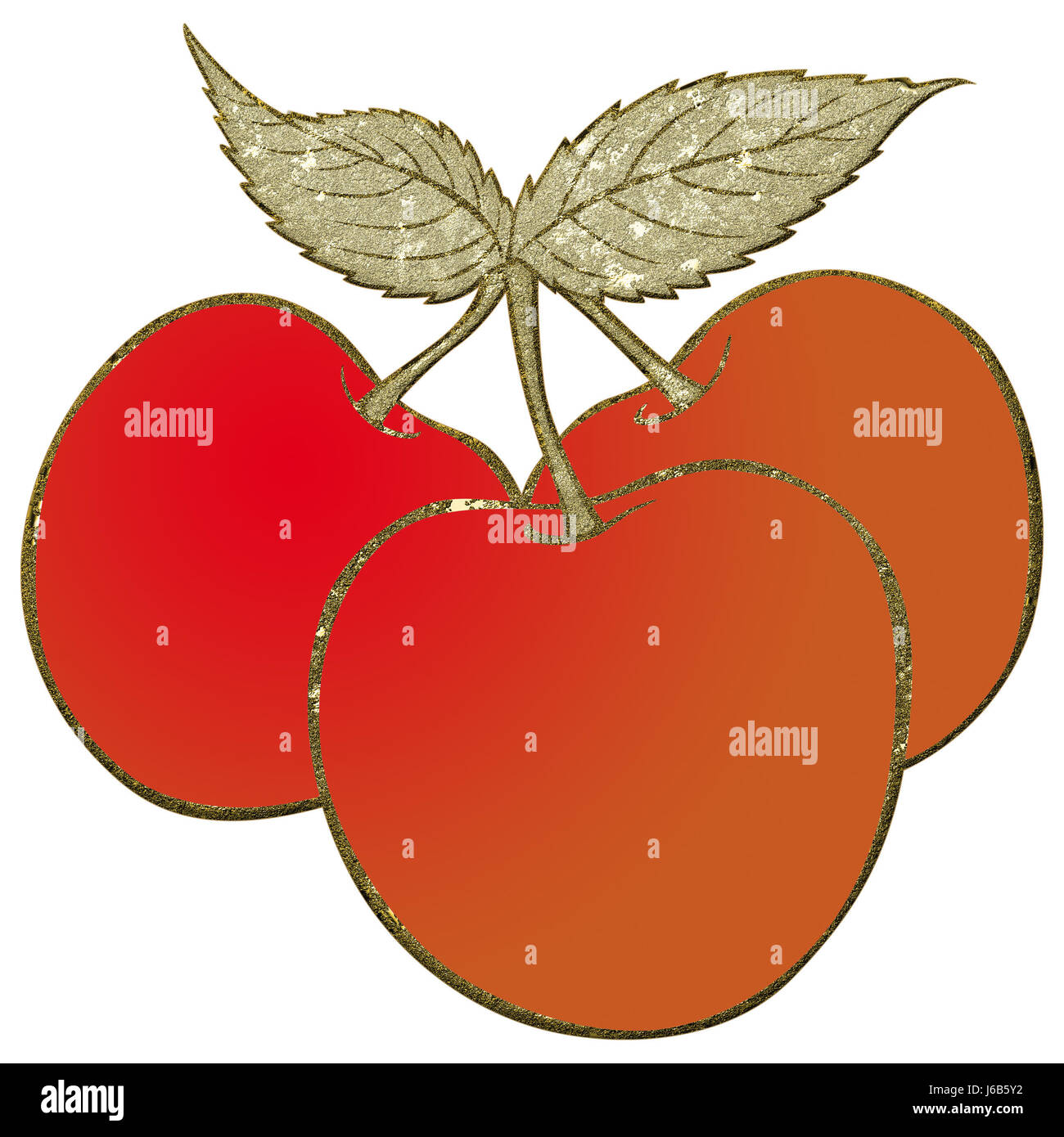 design element cherries Stock Photo Alamy