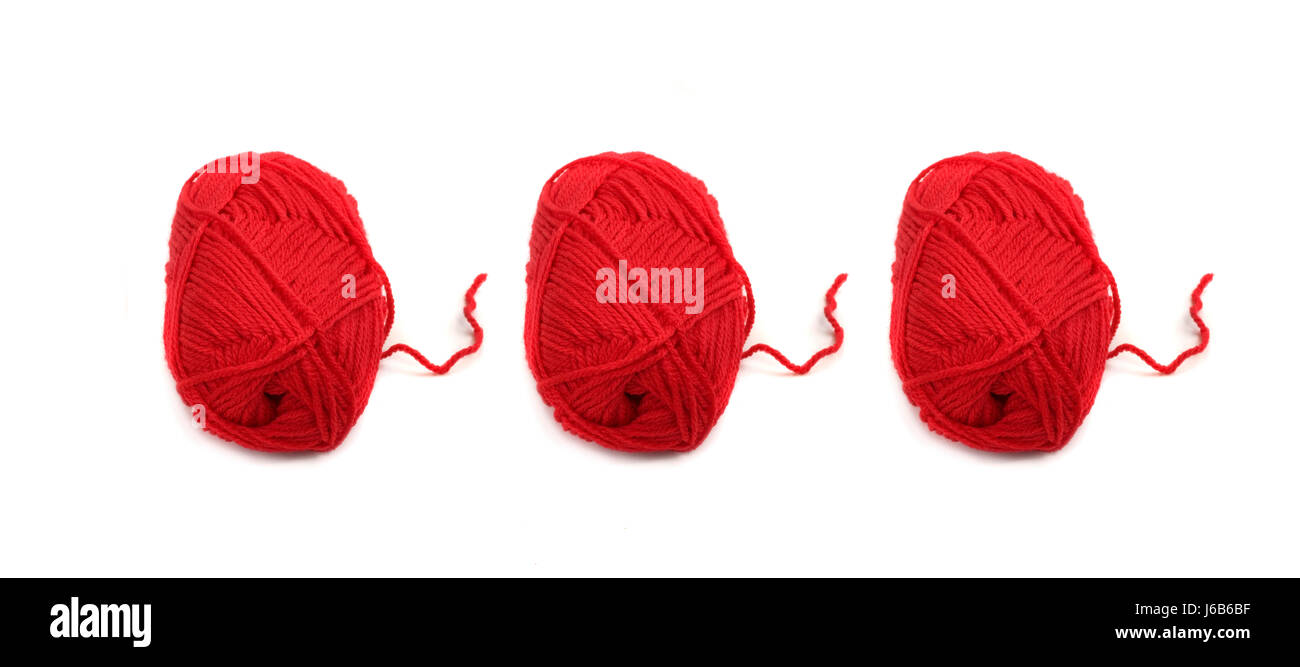 two balls of wool Stock Photo Alamy